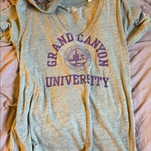 GCU grey vneck (grand canyon university)